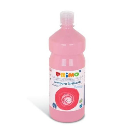 Tempera ROSA brillante primi passi in bottiglia 1000ml