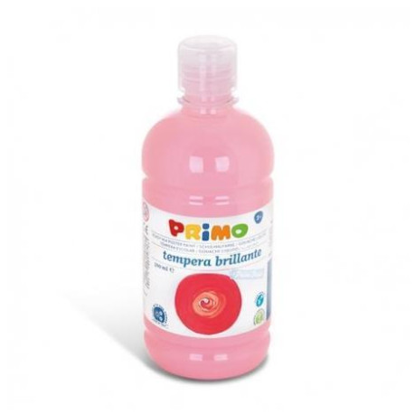 Tempera ROSA brillante primi passi in bottiglia 500ml