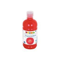 Tempera ROSSA brillante primi passi in bottiglia 500ml