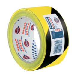 ROTOLO PVC GIALLO/NERO 50X66