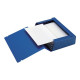 SEI ARCHIVIO 3L - Cartella a scatola - larghezza dorsale 120 mm - per 250 x 350 mm - blu