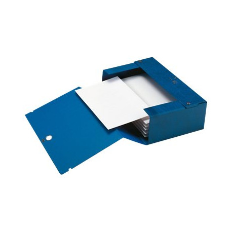 SEI BIG - Cartella a scatola - larghezza dorsale 160 mm - per 250 x 350 mm - blu