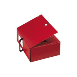 SEI BIG - Cartella a scatola - larghezza dorsale 160 mm - per 250 x 350 mm - rosso (pacchetto di 14)