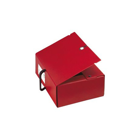 SEI BIG - Cartella a scatola - larghezza dorsale 160 mm - per 250 x 350 mm - rosso (pacchetto di 14)