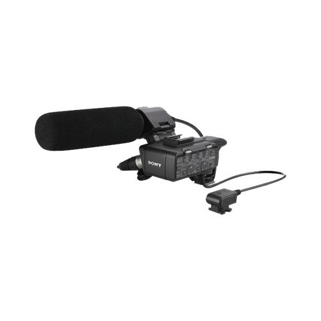 Sony XLR-K1M - Kit adattatore microfono - per Cinema Line ILME-FX3- Cyber-shot DSC-RX10- Handycam FDR-AX43, AX45, AX60- a7 III-