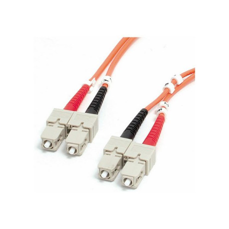 StarTech.com 1m Fiber Optic Cable - Multimode Duplex 62.5/125 - LSZH - SC/SC - OM1 - SC to SC Fiber Patch Cable (FIBSCSC1) - Ca