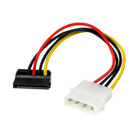 StarTech.com Adattatore cavo di alimentazione Molex 4 Pin a SATA con angolare sinistro 15 cm - (SATAPOWADPL) - Adattatore di al