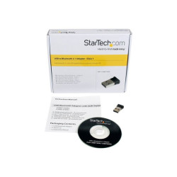 StarTech.com Adattatore Mini USB Bluetooth 2.1 - Adattatore di rete wireless EDR Classe 1 - Adattatore di rete - USB - Bluetoot