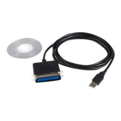 StarTech.com Adattatore stampante USB a porta parallela da 1,8 m - M/M - IEEE-1284 - cavo da USB a Centronics (ICUSB1284) - Sch