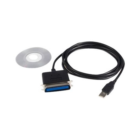 StarTech.com Adattatore stampante USB a porta parallela da 1,8 m - M/M - IEEE-1284 - cavo da USB a Centronics (ICUSB1284) - Sch