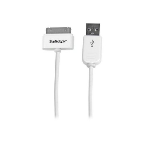 StarTech.com Cavo connettore dock Apple 30 pin a USB da 1 m per iPhone / iPod / iPad con connettore a gradino (USB2ADC1M) - Ada