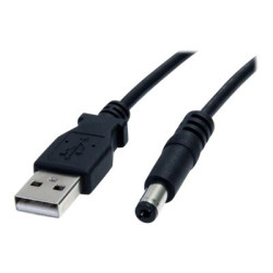 StarTech.com Cavo di alimentazione 5V USB a barilotto tipo M 2m - Cavo di alimentazione - USB (solo alimentazione) (M) a jack d