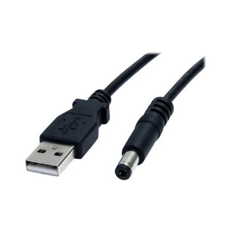 StarTech.com Cavo di alimentazione 5V USB a barilotto tipo M 2m - Cavo di alimentazione - USB (solo alimentazione) (M) a jack d