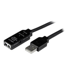 StarTech.com Cavo di estensione Active USB 2.0 35 m - M/F - Prolunga USB - USB (M) a USB (F) - USB 2.0 - 35 m - attivo - nero -