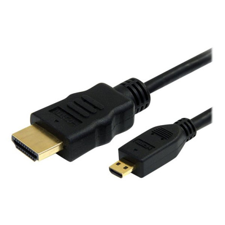 StarTech.com Cavo HDMI ad alta velocità con Ethernet da 1 m - HDMI a Micro HDMI - M/M - Cavo HDMI con Ethernet - HDMI maschio a