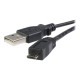 StarTech.com Cavo micro USB M/M 3 m - USB A a Micro B - Cavo USB - USB (M) a Micro-USB Tipo B (M) - USB 2.0 - 3 m - nero - per 