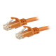 StarTech.com Cavo patch antigroviglio UTP RJ45 Cat6 Gigabit 15 m arancione - Cavo patch 15 m - Cavo patch - RJ-45 (M) a RJ-45 (