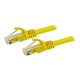 StarTech.com Cavo patch antigroviglio UTP RJ45 Cat6 Gigabit 15 m giallo - Cavo patch 15 m (N6PATC15MYL) - Cavo patch - RJ-45 (M