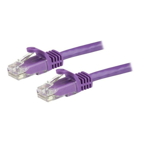 StarTech.com Cavo patch antigroviglio UTP RJ45 Cat6 Gigabit 15 m viola - Cavo patch 15 m - Cavo patch - RJ-45 (M) a RJ-45 (M) -