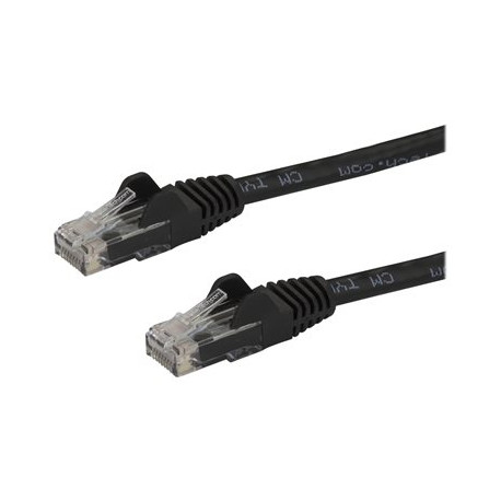 StarTech.com Cavo patch antigroviglio UTP RJ45 Gigabit Cat6 nero 0,5 m - Cavo patch 0,5 m (N6PATC50CMBK) - Cavo patch - RJ-45 (