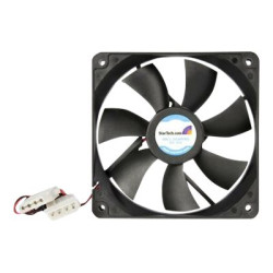 StarTech.com Ventola computer con doppio cuscinetto a sfera 120x25 mm con connettore LP4  (FANBOX12) - Kit di ventilazione sist