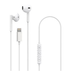 STEREO EARPHONES LIGHTNING WHITE