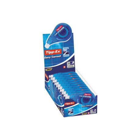 Tipp-Ex Easy Correct - Roller correttivo - 4.2 mm x 12 m - traslucido - poliestere (pacchetto di 10)