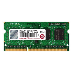 Transcend - DDR3L - modulo - 4 GB - SO DIMM 204-pin - 1600 MHz / PC3L-12800 - CL11 - 1.35 V - senza buffer - non ECC - per HP P