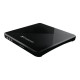 Transcend 8X DVDS-K - Unità disco - DVD±RW (±R DL) / DVD-RAM - 8x/8x/5x - USB 2.0 - esterno - nero