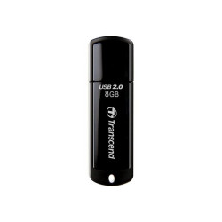 Transcend JetFlash 350 - Chiavetta USB - 8 GB - USB 2.0 - nero