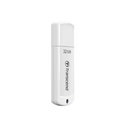 Transcend JetFlash 370 - Chiavetta USB - 32 GB - USB 2.0 - bianco