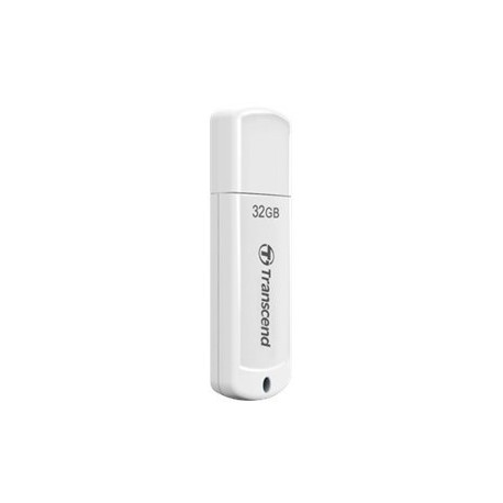 Transcend JetFlash 370 - Chiavetta USB - 32 GB - USB 2.0 - bianco