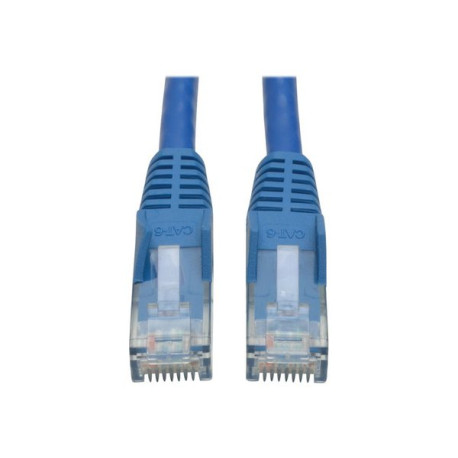 Tripp Lite 10ft Cat6 Gigabit Snagless Molded Patch Cable RJ45 M/M Blue 10' - Cavo patch - RJ-45 (M) a RJ-45 (M) - 3 m - UTP - C