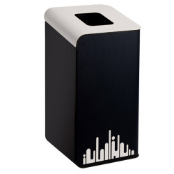 Gettacarte Rubik Evo - per raccolta differenziata - 80 L - bianco - Medial