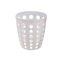 Gettacarte traforato - diametro 28 cm - altezza 27 cm - 12 L - bianco - Medial