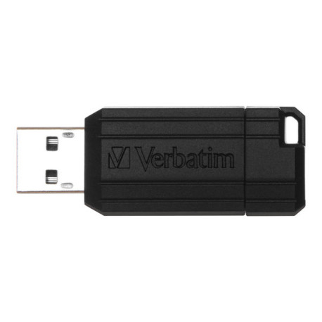 Verbatim PinStripe USB Drive - Chiavetta USB - 64 GB - USB 2.0 - nero