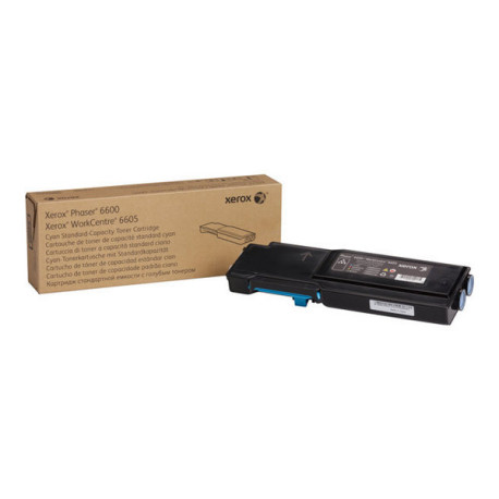 Xerox Phaser 6600 - Ciano - originale - cartuccia toner - per Phaser 6600- WorkCentre 6605