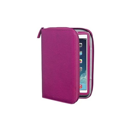 CELLY ORGANIZER2502 - Custodia per tablet - ecopelle - ciliegia - per Apple iPad Air