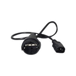 APC - Cavo di alimentazione - power CEE 7/7 (F) a IEC 60320 C14 - 10 A - 61 cm - nero - per P/N: SCL500RMI1UC, SCL500RMI1UNC, S