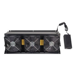 APC NetShelter CX Fan Booster Kit - Vassoio ventola rack - 100/120/200/208/220/230/240 V c.a. V - nero - per P/N: AR4024SPX429,