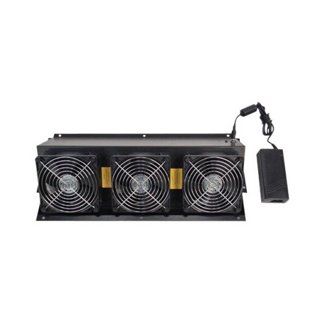 APC NetShelter CX Fan Booster Kit - Vassoio ventola rack - 100/120/200/208/220/230/240 V c.a. V - nero - per P/N: AR4024SPX429,