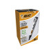 BIC 2300 - Marcatore - permanente - per vetro, plastica, cartone - nero - inchiostro a base alcolica - 3.7-5.5 mm