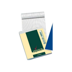 Blasetti ARISTON - Blocco punto metallico - rilegatura a nastro - A5 - 150 x 210 mm - 70 fogli / 140 pagine - extra bianco - qu