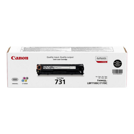 Canon 731 BK - Nero - originale - cartuccia toner - per i-SENSYS LBP7100Cn, LBP7110Cw, MF623Cn, MF628Cw, MF8230Cn, MF8280Cw