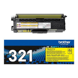 Brother TN321Y - Giallo - originale - cartuccia toner - per Brother DCP-L8400, DCP-L8450, HL-L8250, HL-L8350, MFC-L8650, MFC-L8