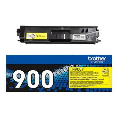 Brother TN900y - Giallo - originale - cartuccia toner - per Brother HL-L9200CDWT, HL-L9300CDWT, HL-L9300CDWTT, MFC-L9550CDW, MF