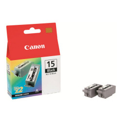 Canon BCI-15 - Confezione da 2 - nero - originale - serbatoio inchiostro - per i70, 80- PIXMA iP90, iP90v