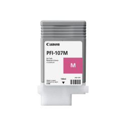 Canon PFI-107 M - 130 ml - magenta - originale - serbatoio inchiostro - per imagePROGRAF iPF670, iPF680, iPF685, iPF770, iPF780