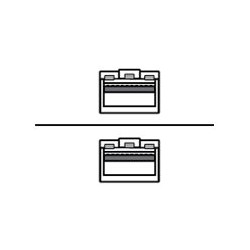 Dell 10GbE Direct Attach - Attacco cavo diretto - SFP+ (M) a SFP+ (M) - 50 cm - biassiale - per Networking N1148- PowerSwitch S