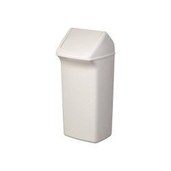 DURABLE DURABIN - Bidone rifiuti - coperchio ribaltabile - 40 L - bianco